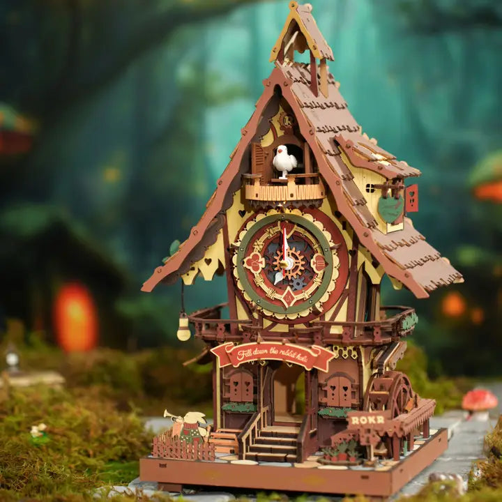 3D Wood Puzzle: Cuckoo Clock