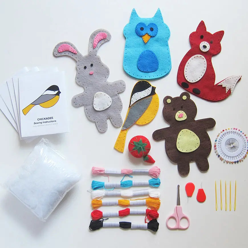 Woodland Friends Sewing Kit