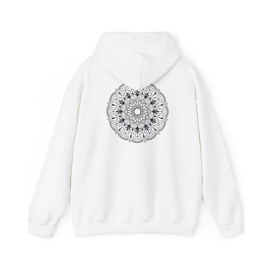 Mandala Coloring Unisex Heavy Blend™ Hooded Sweatshirt