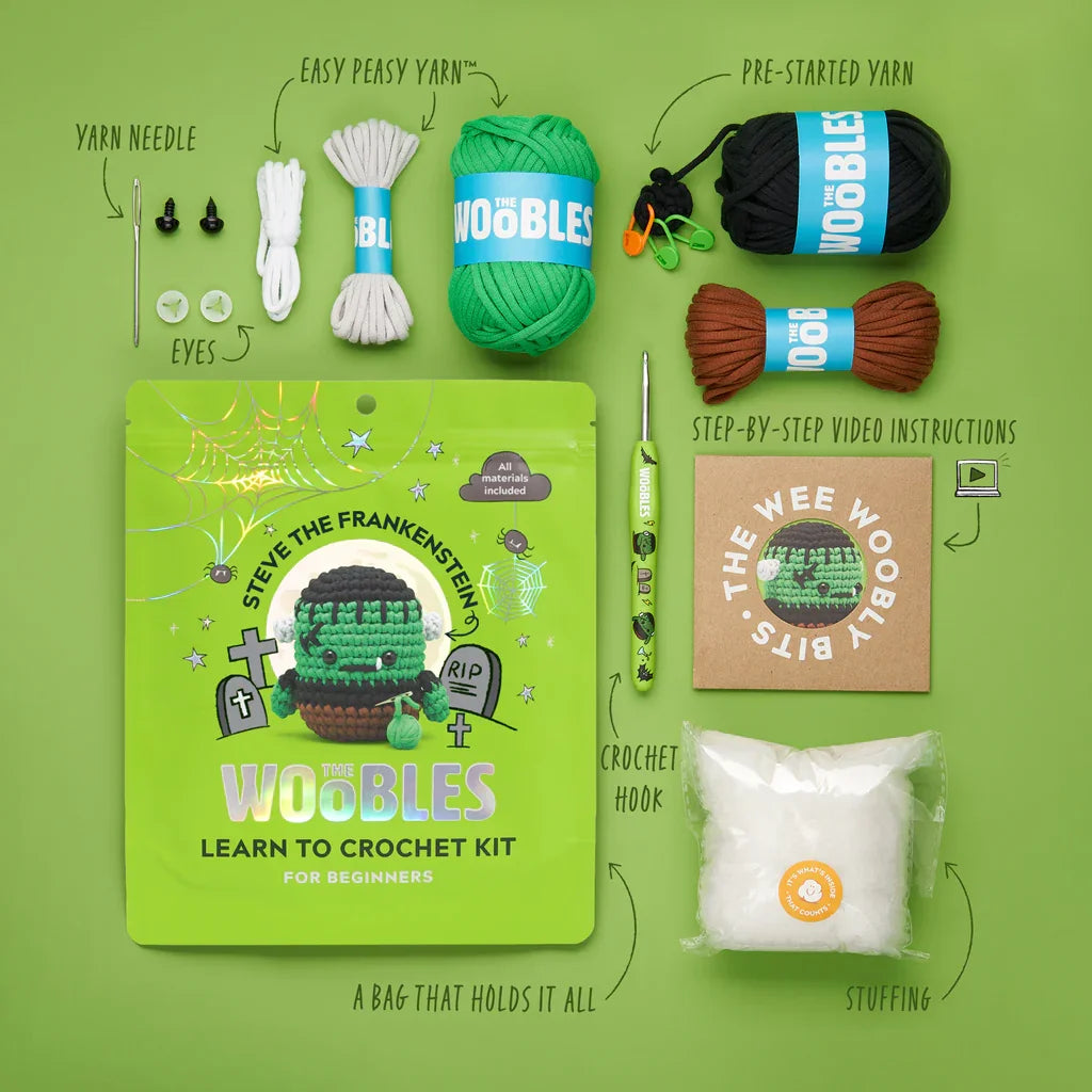 Steve The Frankenstein - Wooble Crochet Kit
