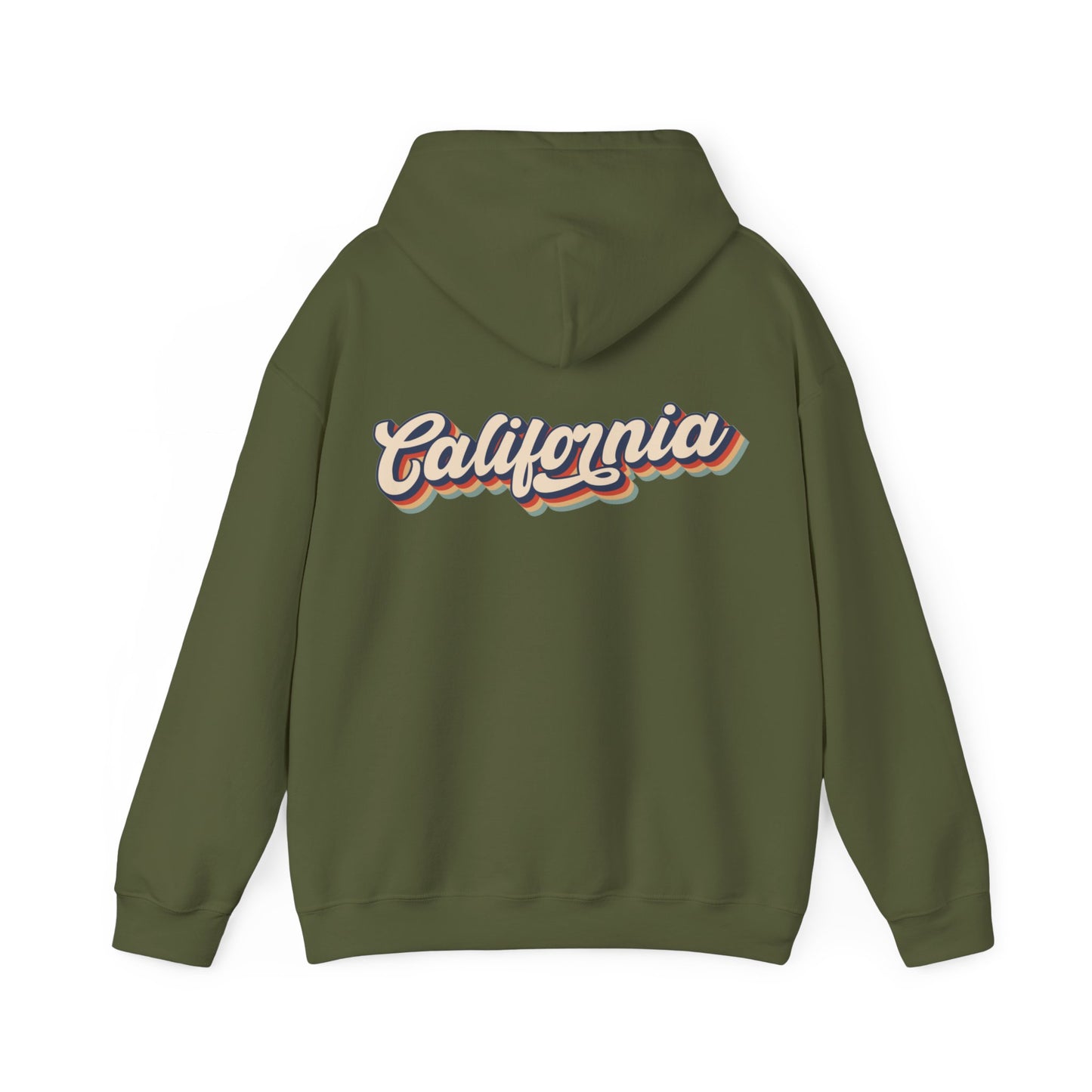 Retro California Unisex Heavy Blend™ Hooded Sweatshirt