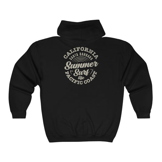 Summer Surf Unisex Heavy Blend™ Full Zip Hooded Sweatshirt