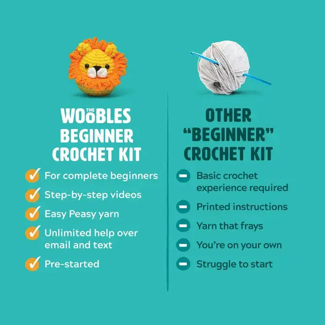 Fred the Dinosaur - The Woobles Crochet Kit