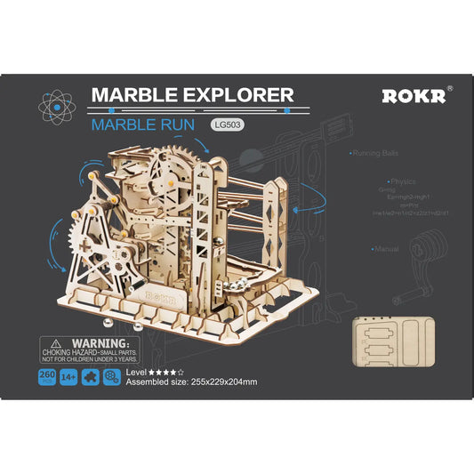 3D Wooden Puzzle - Marble Explorer
