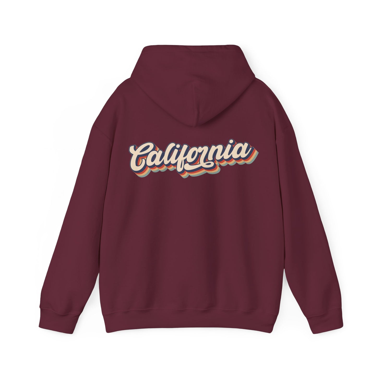 Retro California Unisex Heavy Blend™ Hooded Sweatshirt
