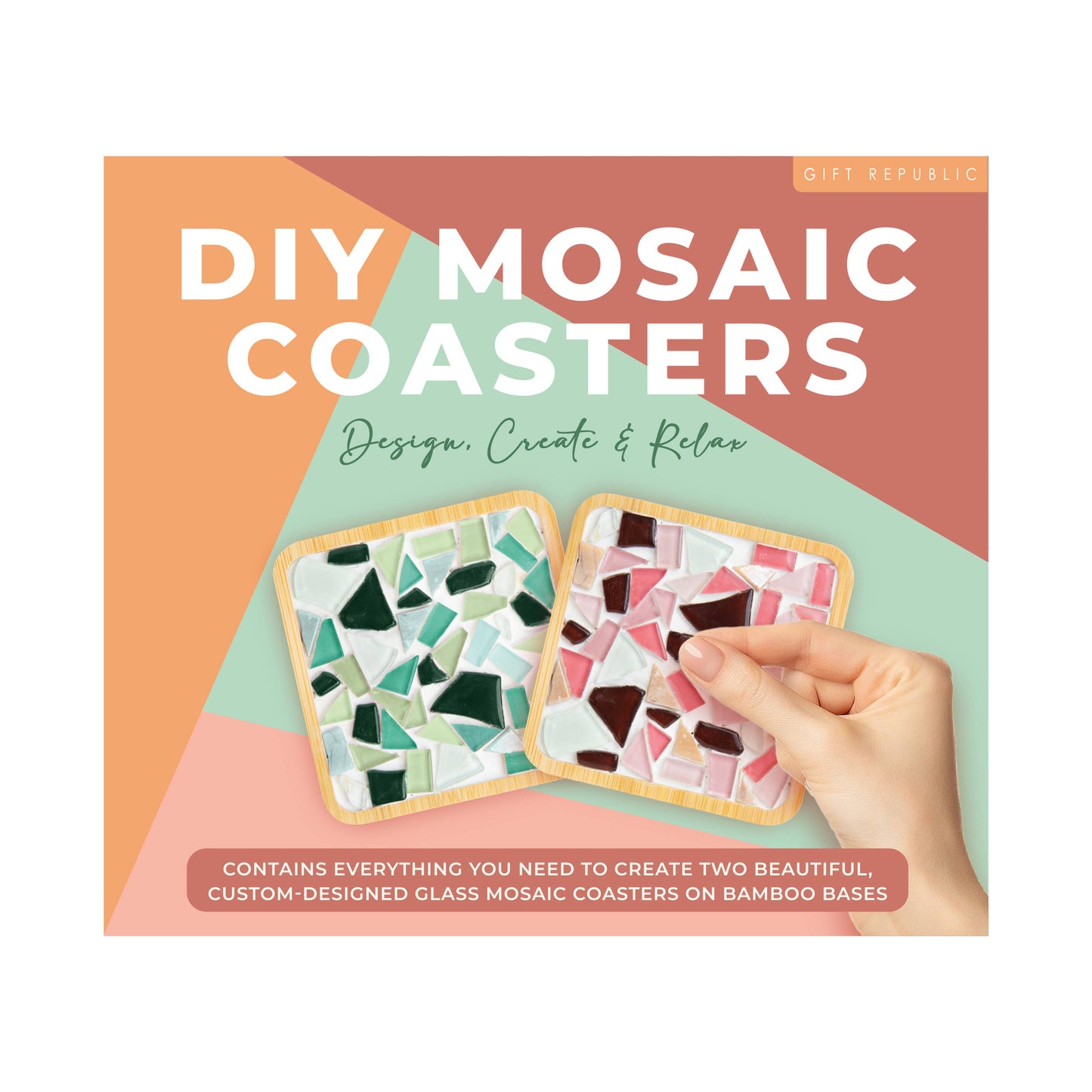 DIY MOSAIC COASTERS