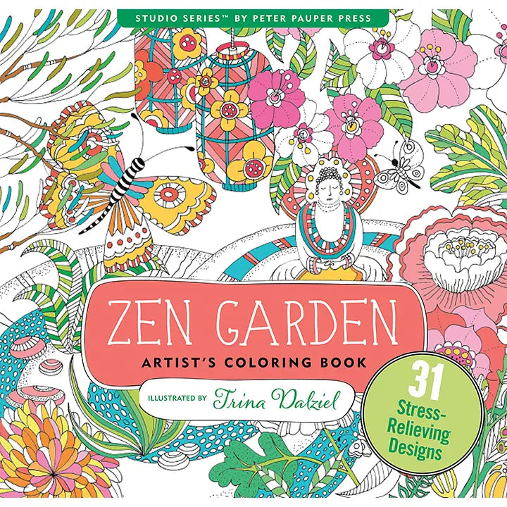Zen Garden Artists Coloring Book