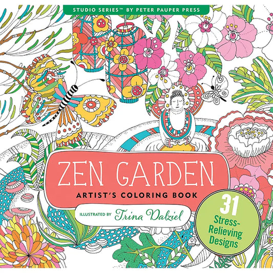Zen Garden Artists Coloring Book