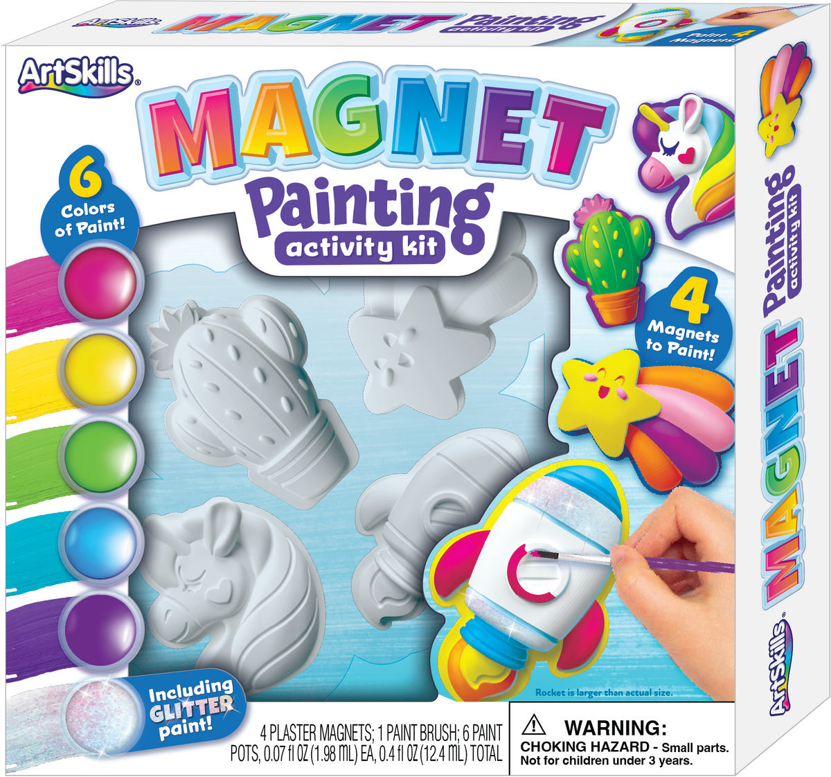 Magnet Painting Kit, 10 Pieces