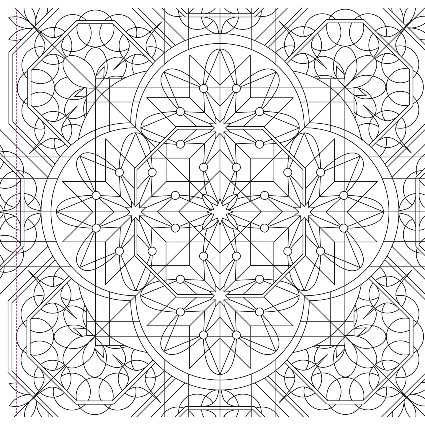 Kaleidoscope Designs Artists Coloring Book