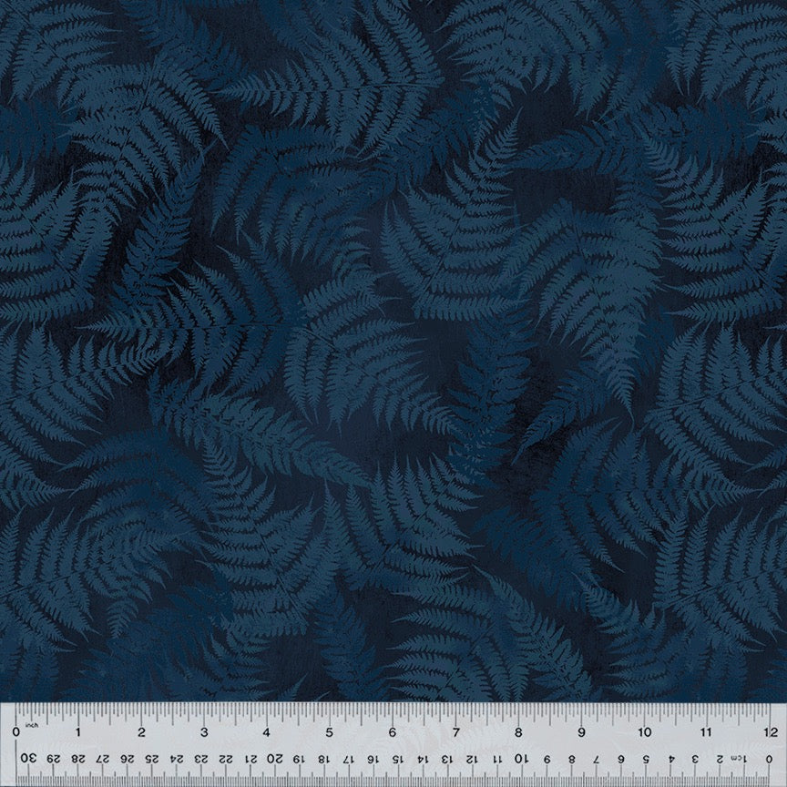 Windham Fabric - Blue Botanical