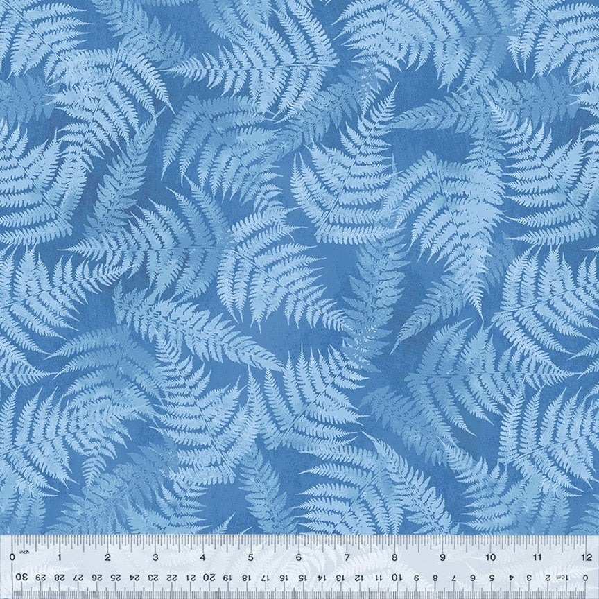 Windham Fabric - Blue Botanical