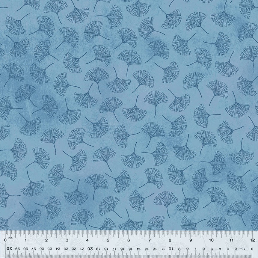 Windham Fabric - Blue Botanical
