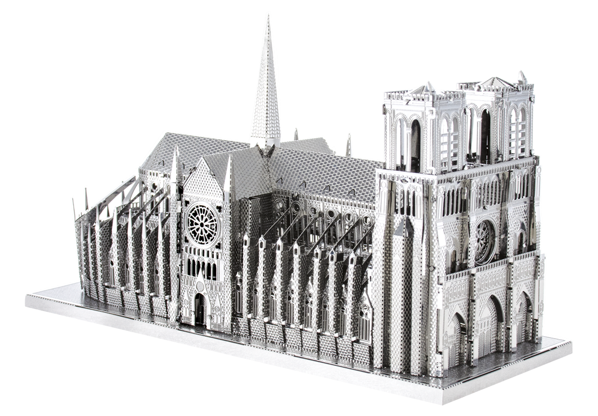 3D Metal Puzzle - Notre Dame Cathedral