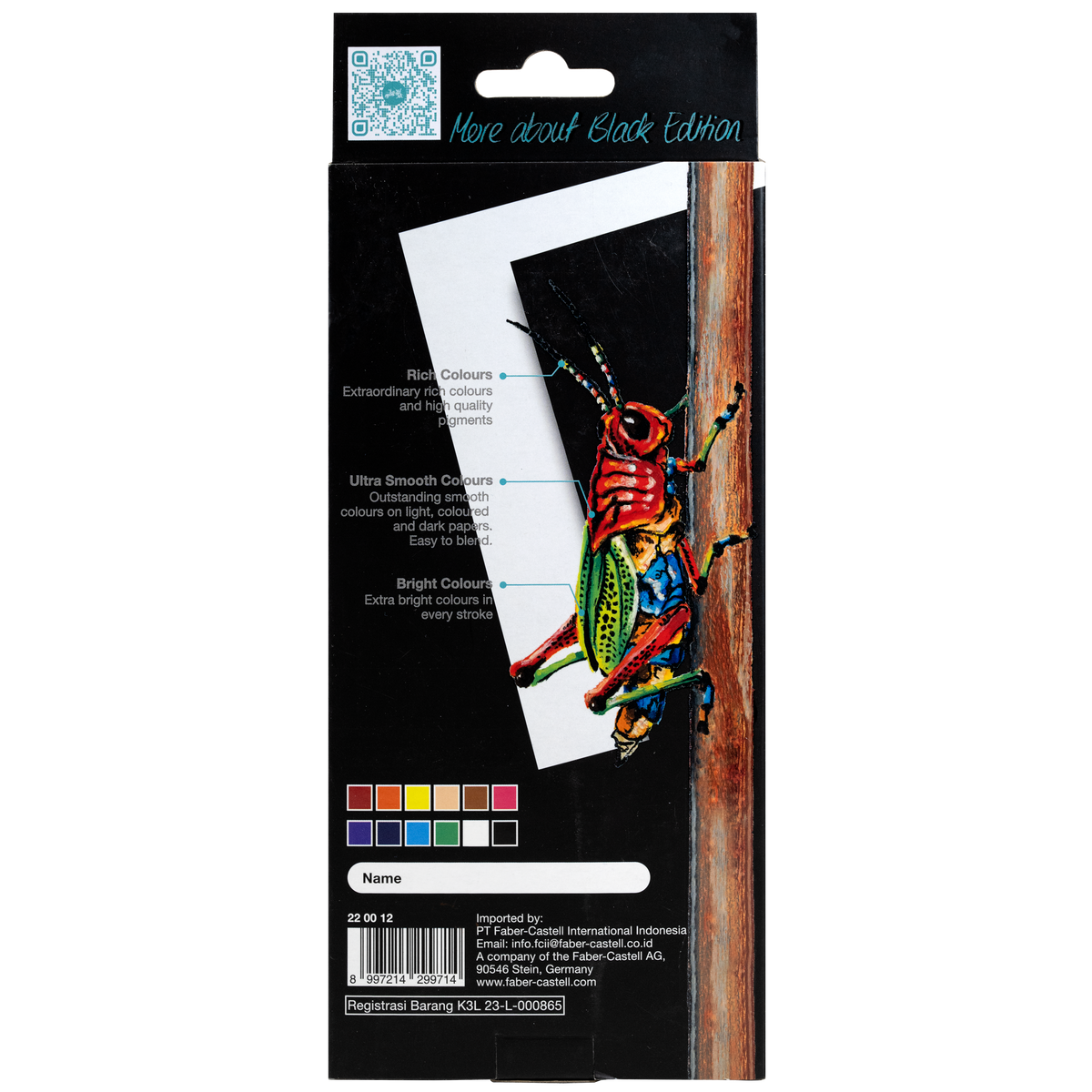 12 Ct Black Edition Oil Pastels