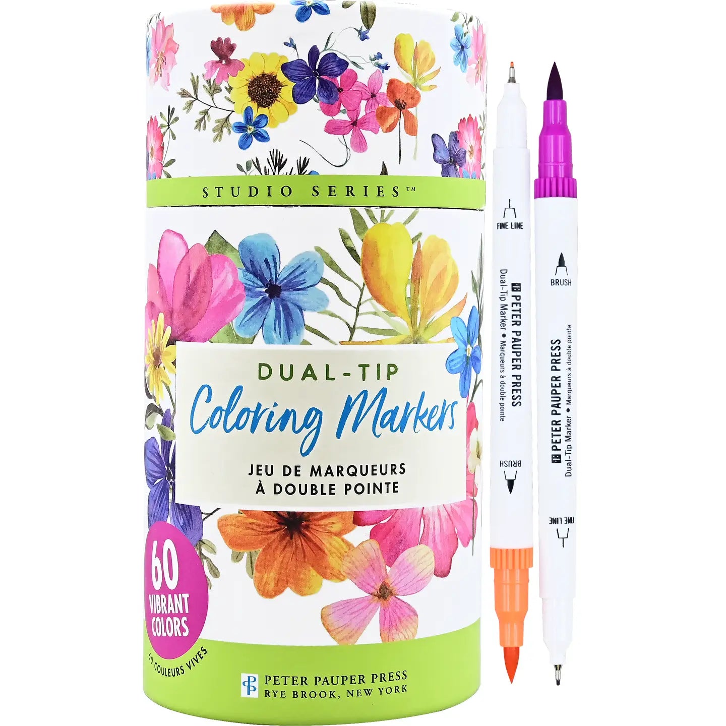Studio Series Dual-Tip Coloring Markers (Set of 60)