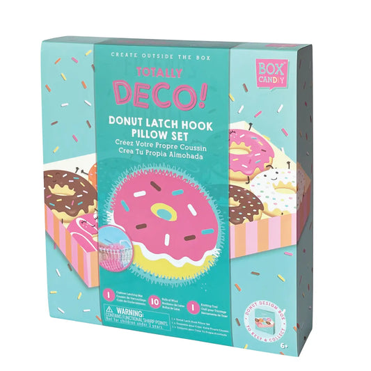 Totally Donut Latch Hook Pillow Set
