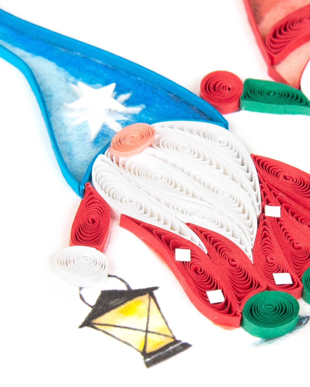 Holiday Gnomes Quilling Card