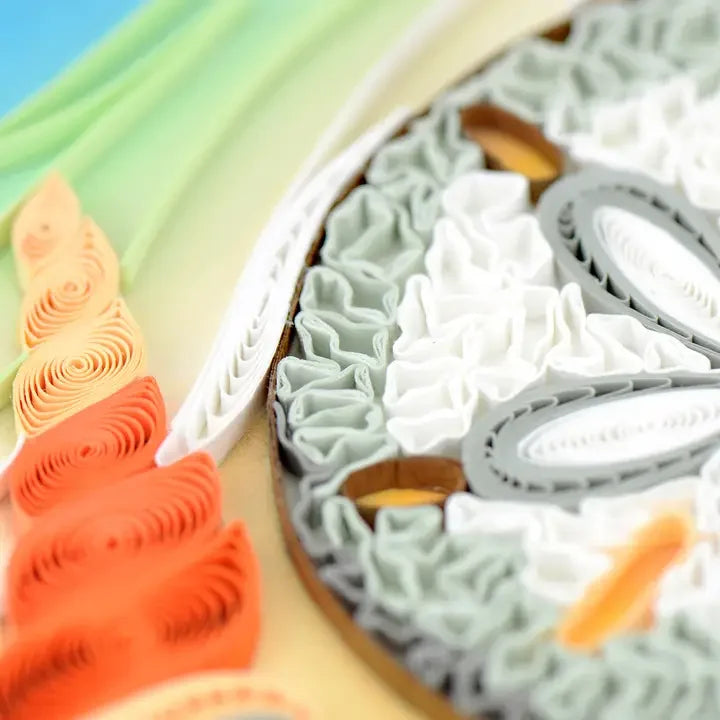 Sand Dollar Quilling Card