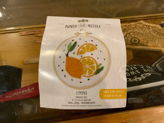Punch Needle Kit - Lemons