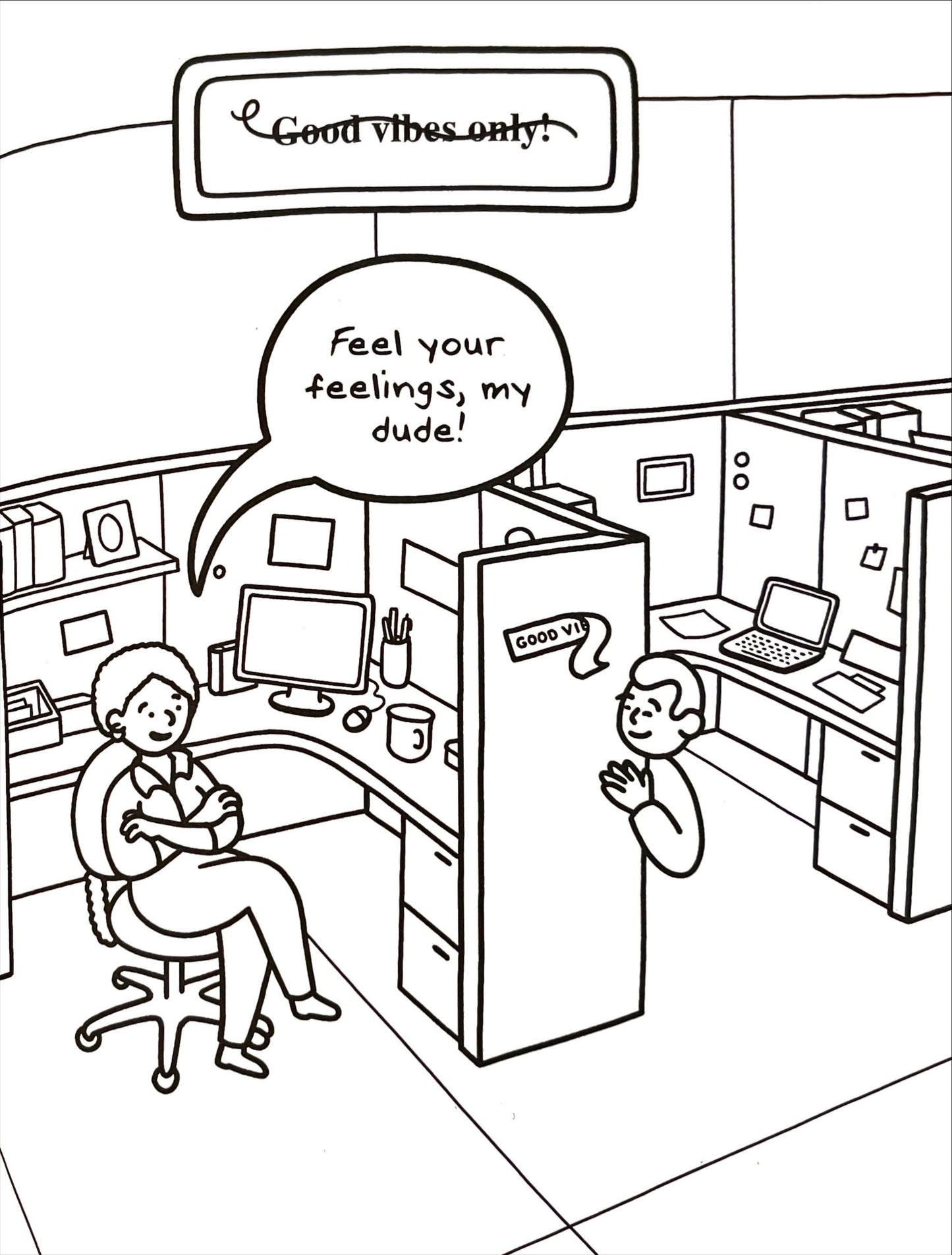 The Queer Affirmations Coloring Book