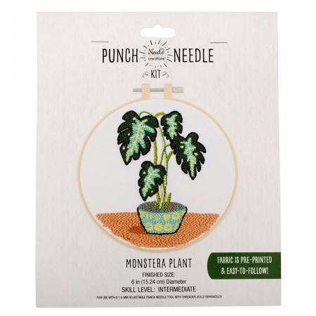 Punch Needle Kit - Monstera