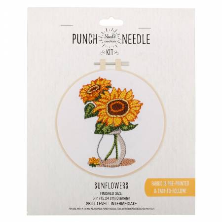 Punch Needle Kit - Sunflowers