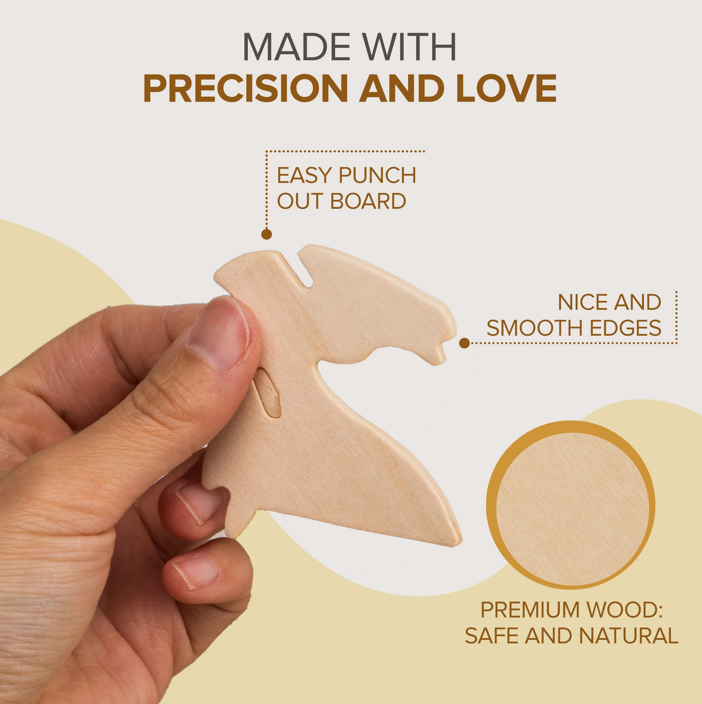 3D Wooden Puzzle - 6 Assorted Dinosaurs