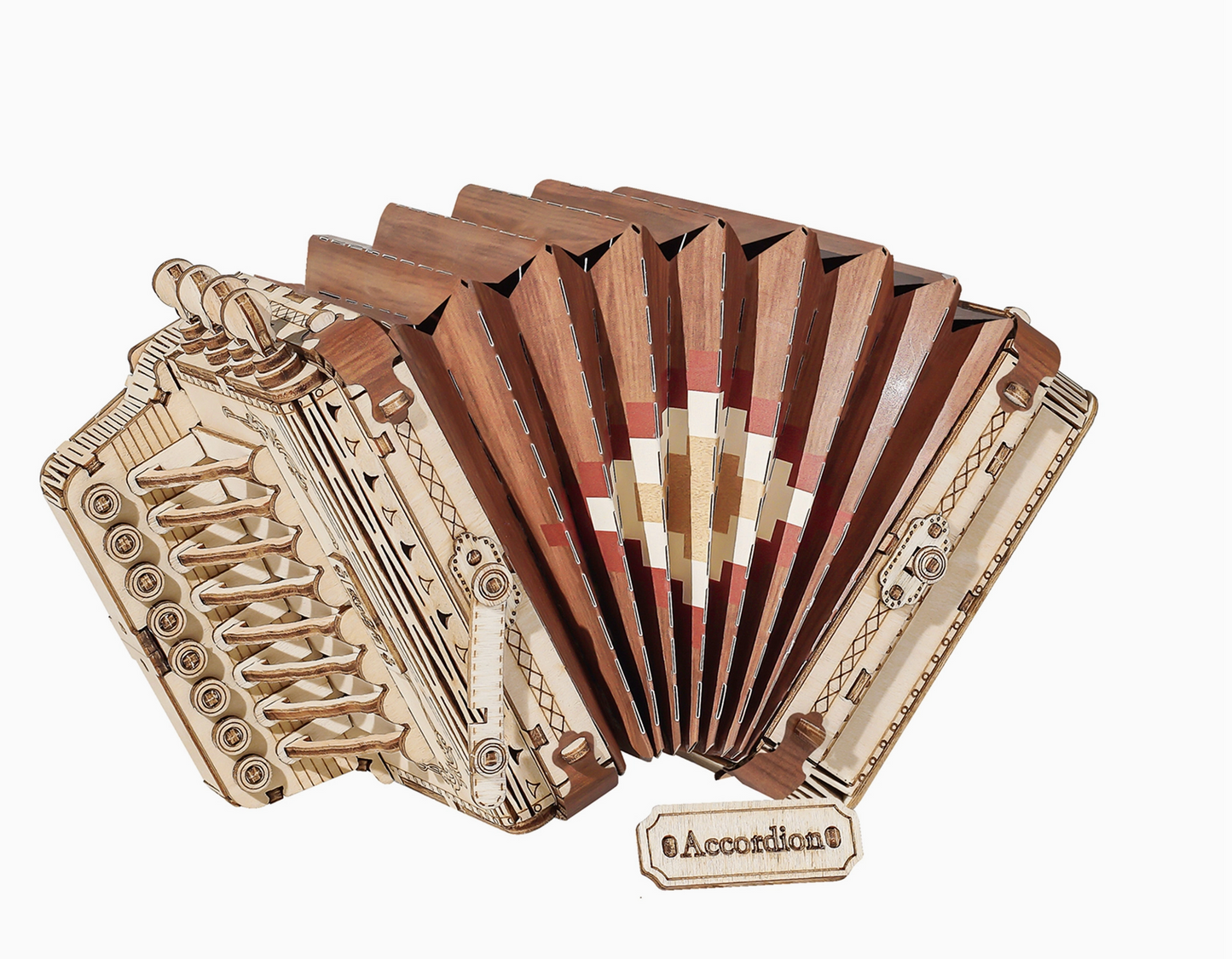 3D Wooden Puzzle - Accordion