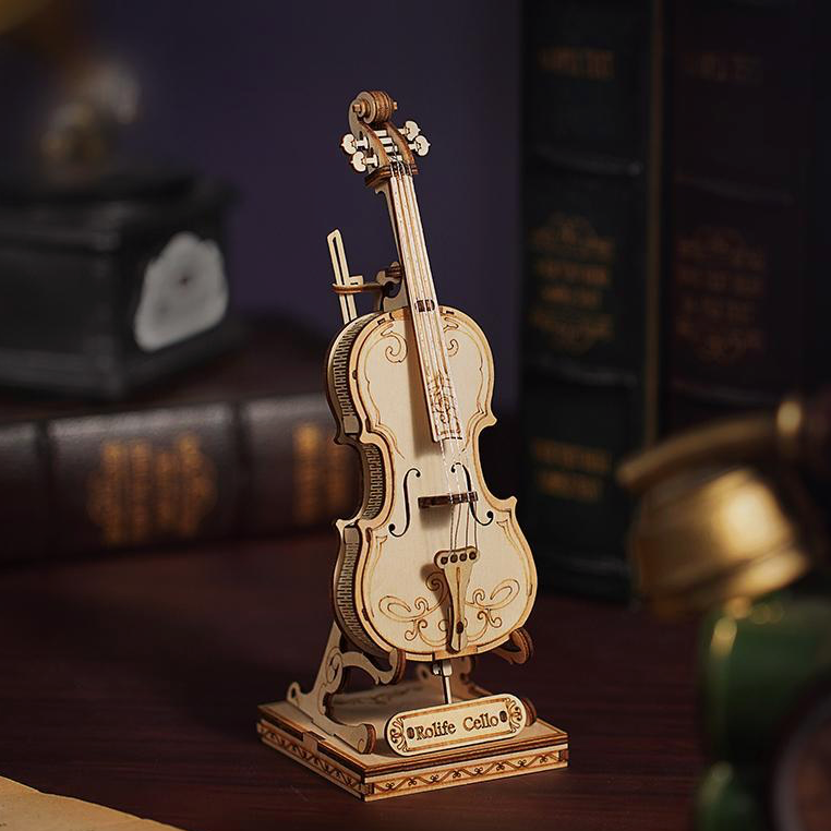 3D Wooden Puzzle - Cello