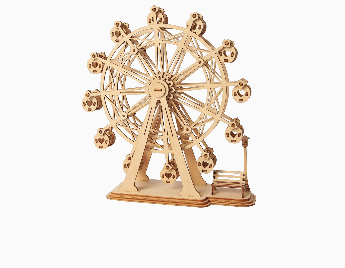 3D Wooden Puzzle - Ferris Wheel