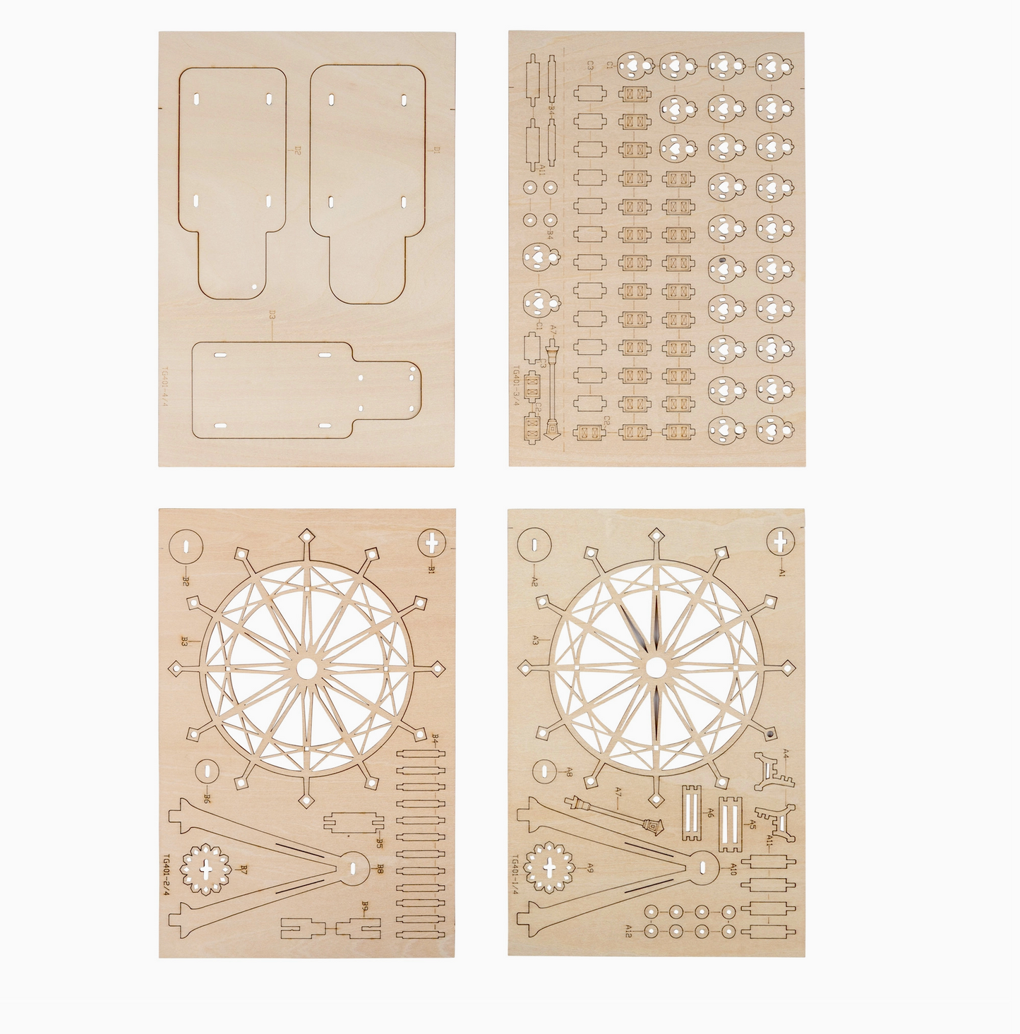 3D Wooden Puzzle - Ferris Wheel