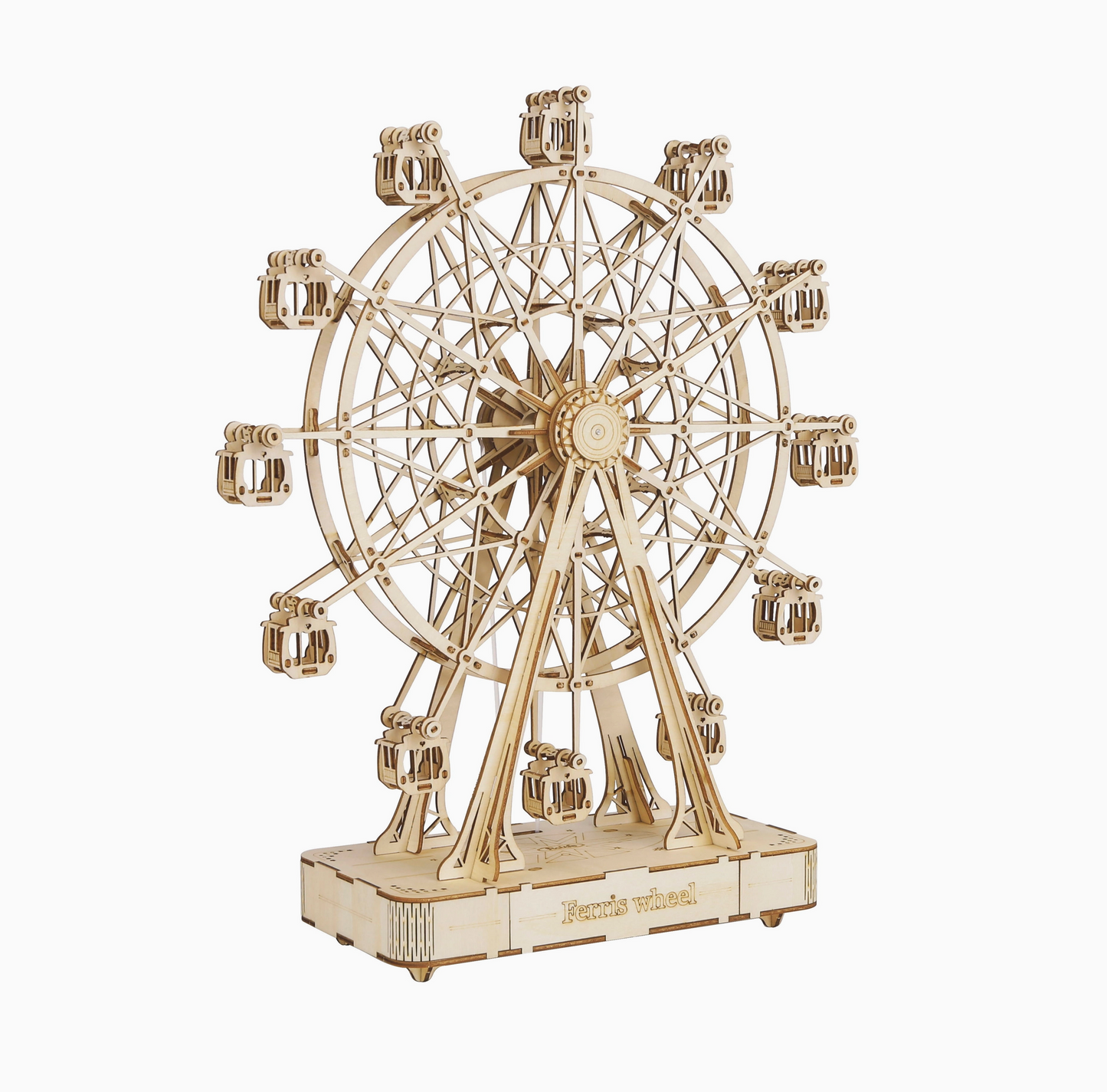 3D Wooden Puzzle - Ferris Wheel Music Box