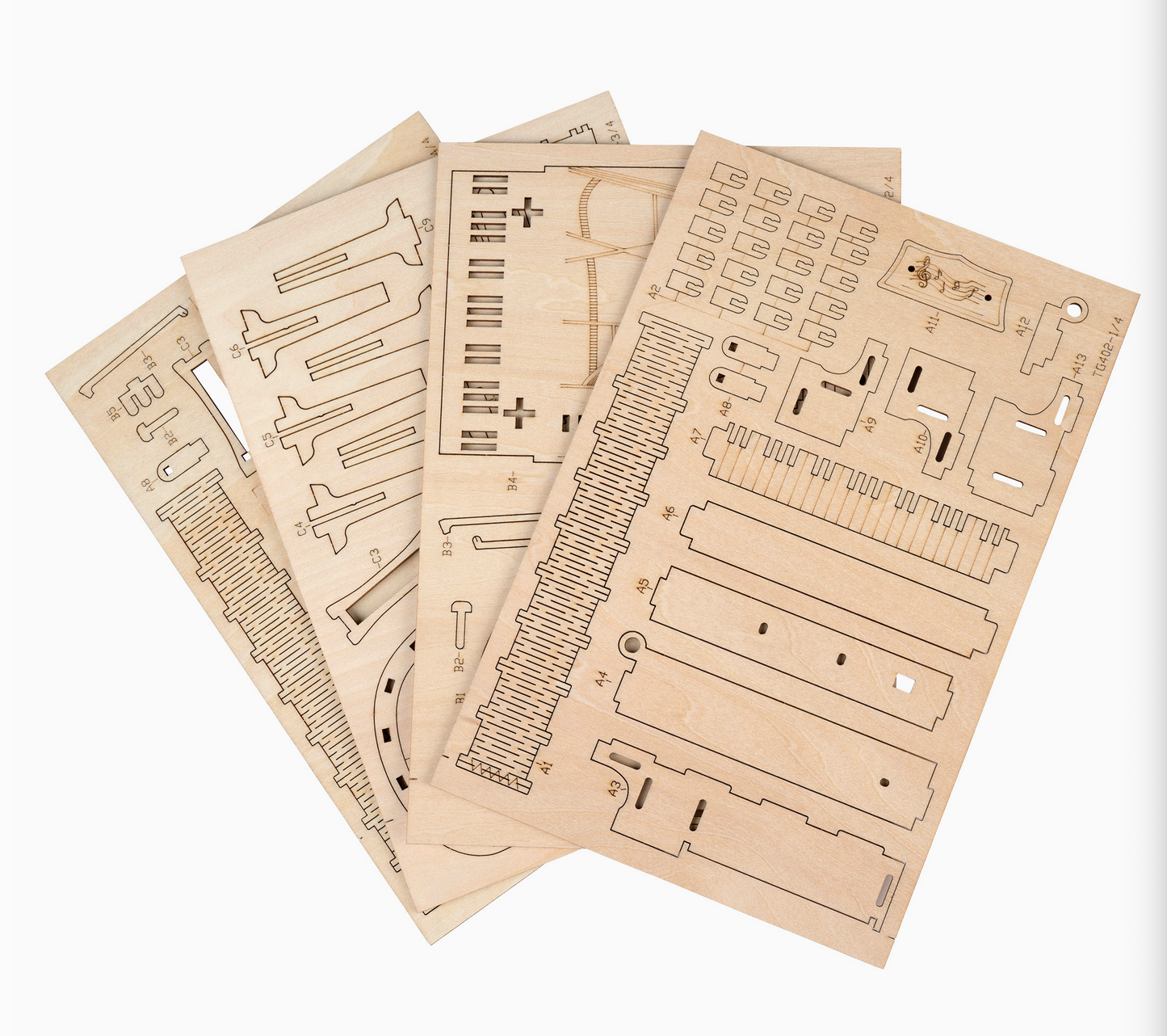 3D Wooden Puzzle - Grand Piano