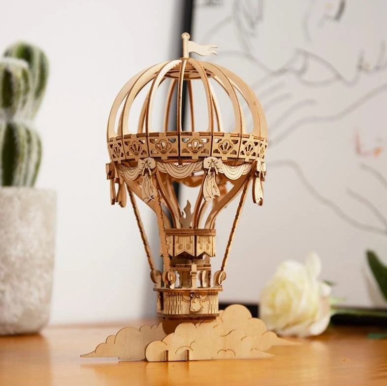 3D Wooden Puzzle - Hot Air Ballon