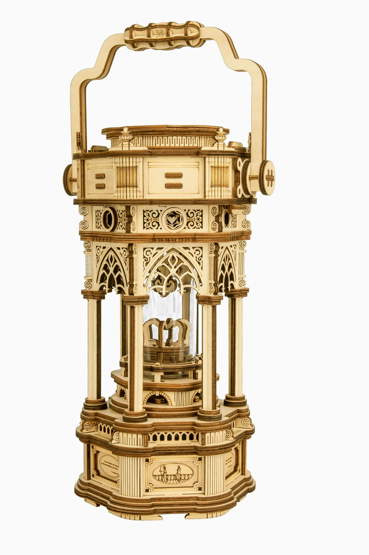 3D Wooden Puzzle - Mechanical Music Box