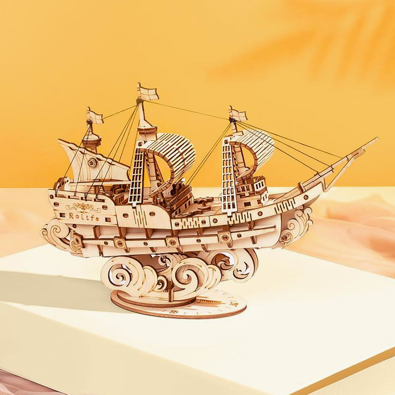 3D Wooden Puzzle - Sailing Ship