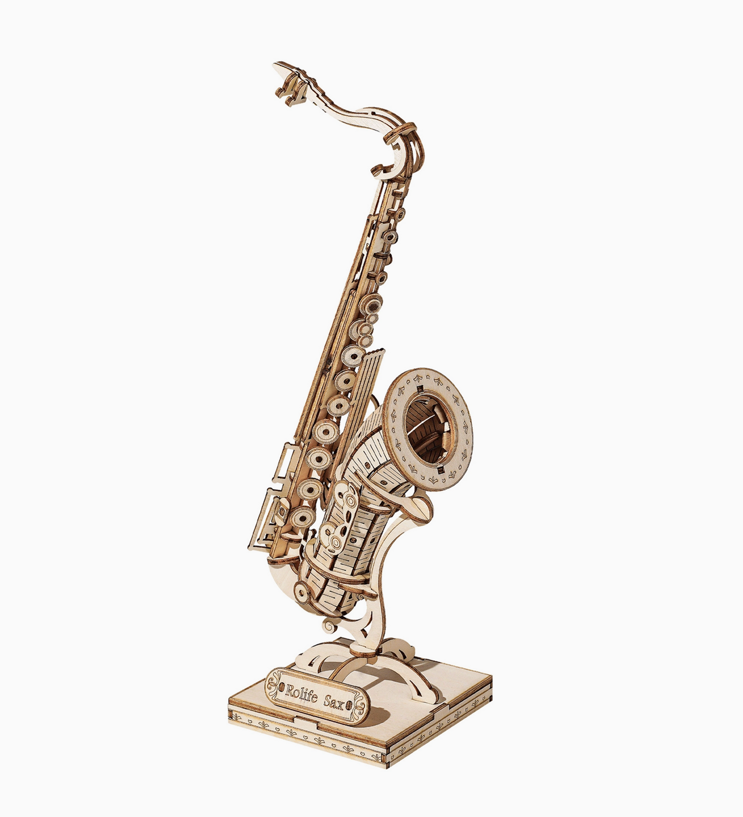 3D Wooden Puzzle - Saxophone