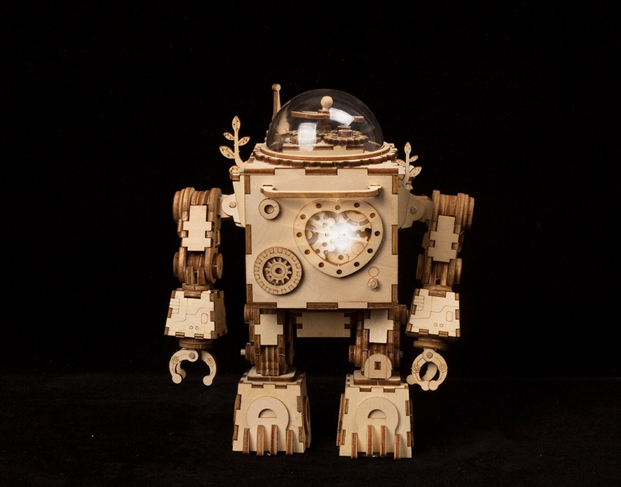 3D Wooden Puzzle - Steam Punk Music Box Puzzle