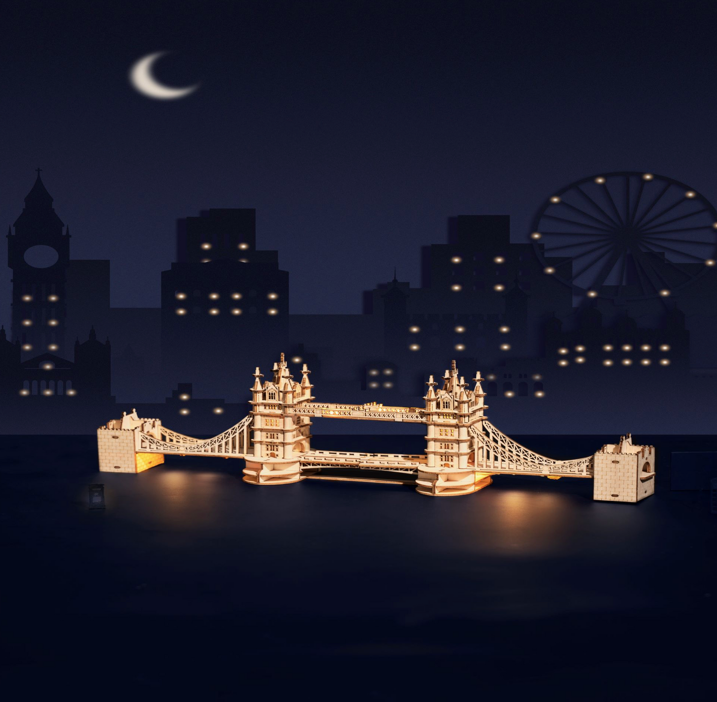 3D Wooden Puzzle - Tower Bridge