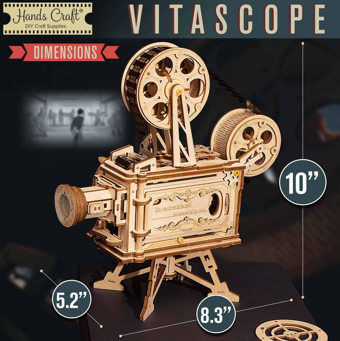 3D Wooden Puzzle - Vitascope Wooden Puzzle