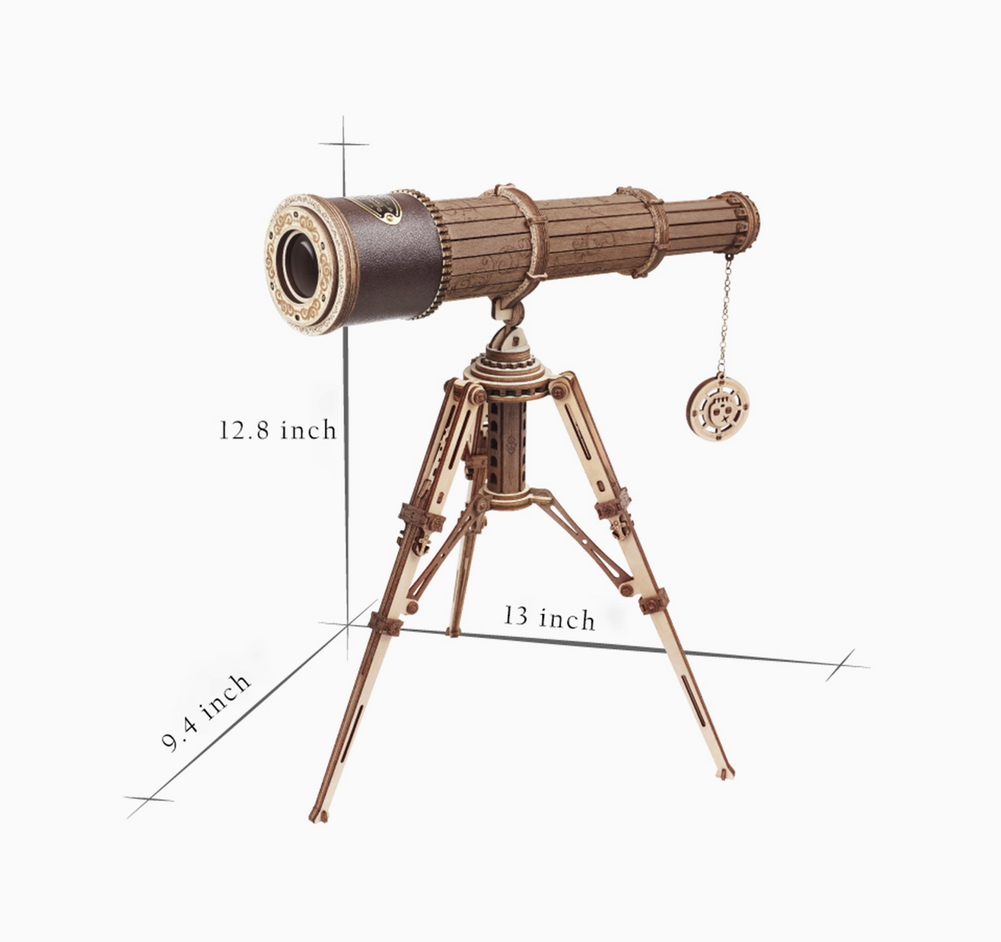 3D Wooden Puzzle - Monocular Telescope