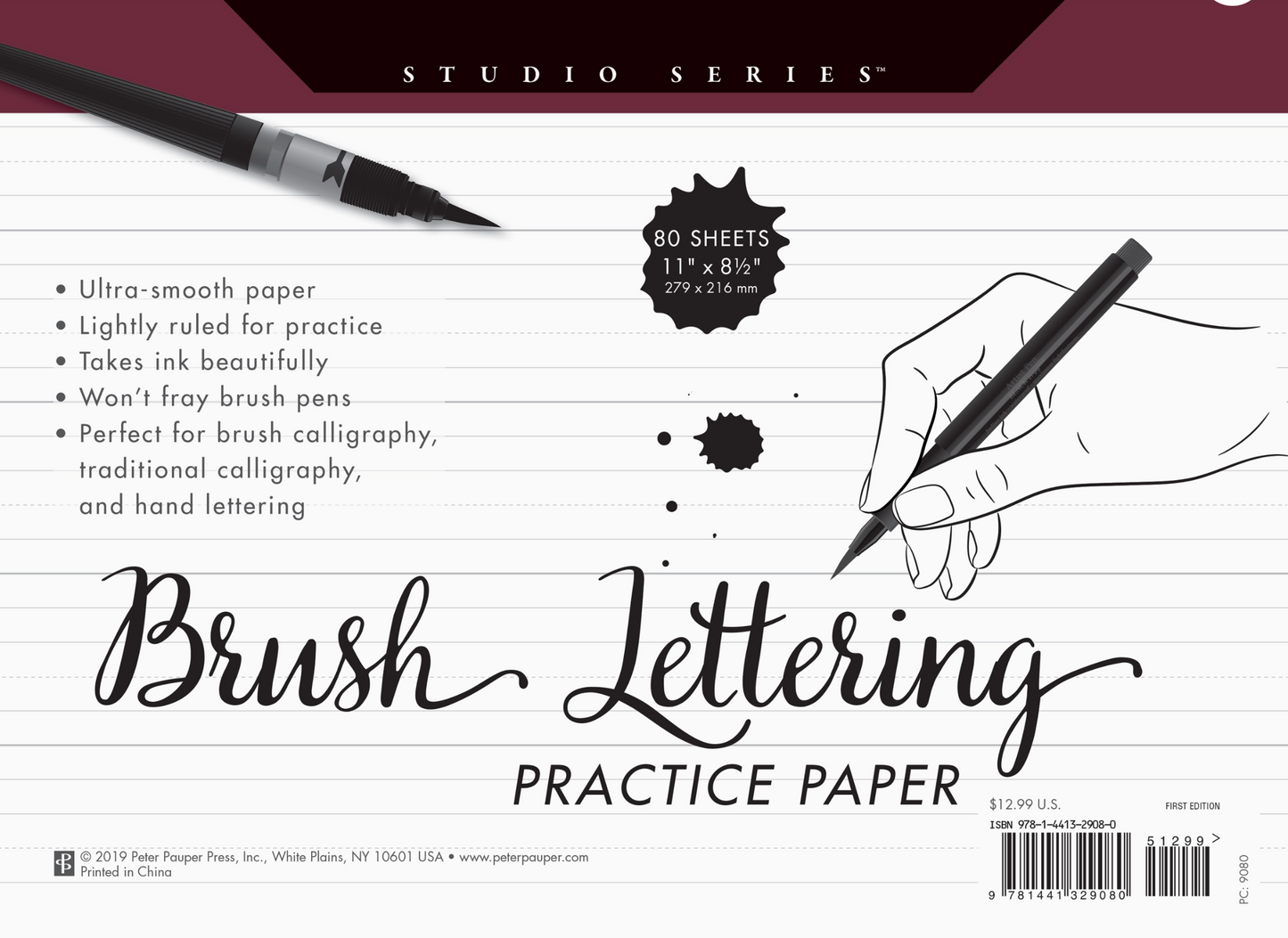 Brush Lettering Practice Paper