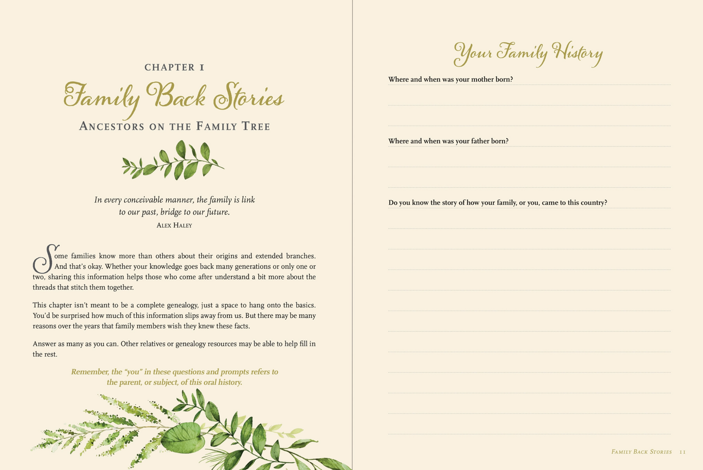 An Oral History: Preserve Your Family’s Story