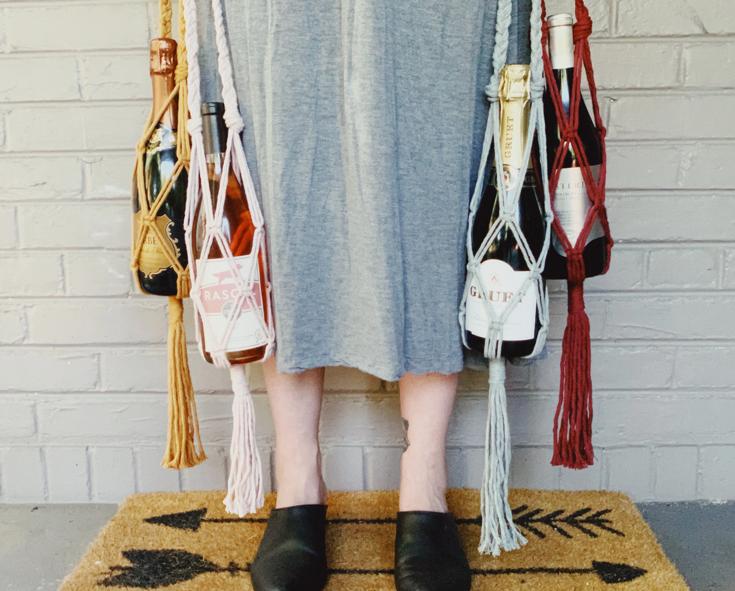 DIY Macrame Wine Tote Kit