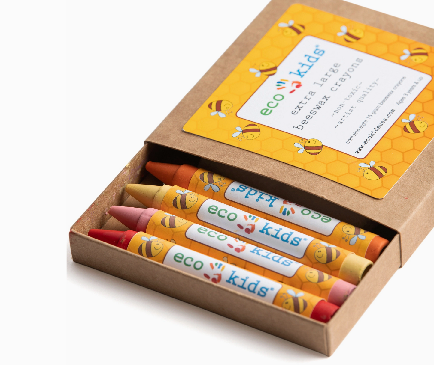 Eco Kids Extra Large Beeswax Crayons