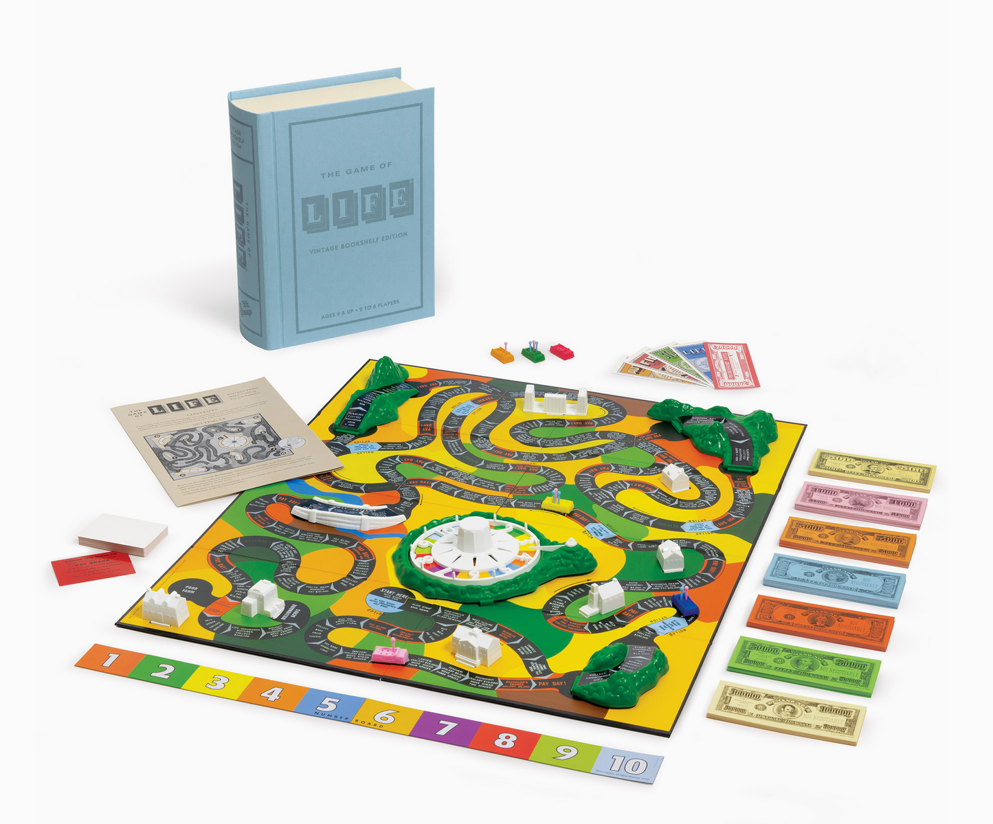 The Game of Life Vintage Bookshelf Addition