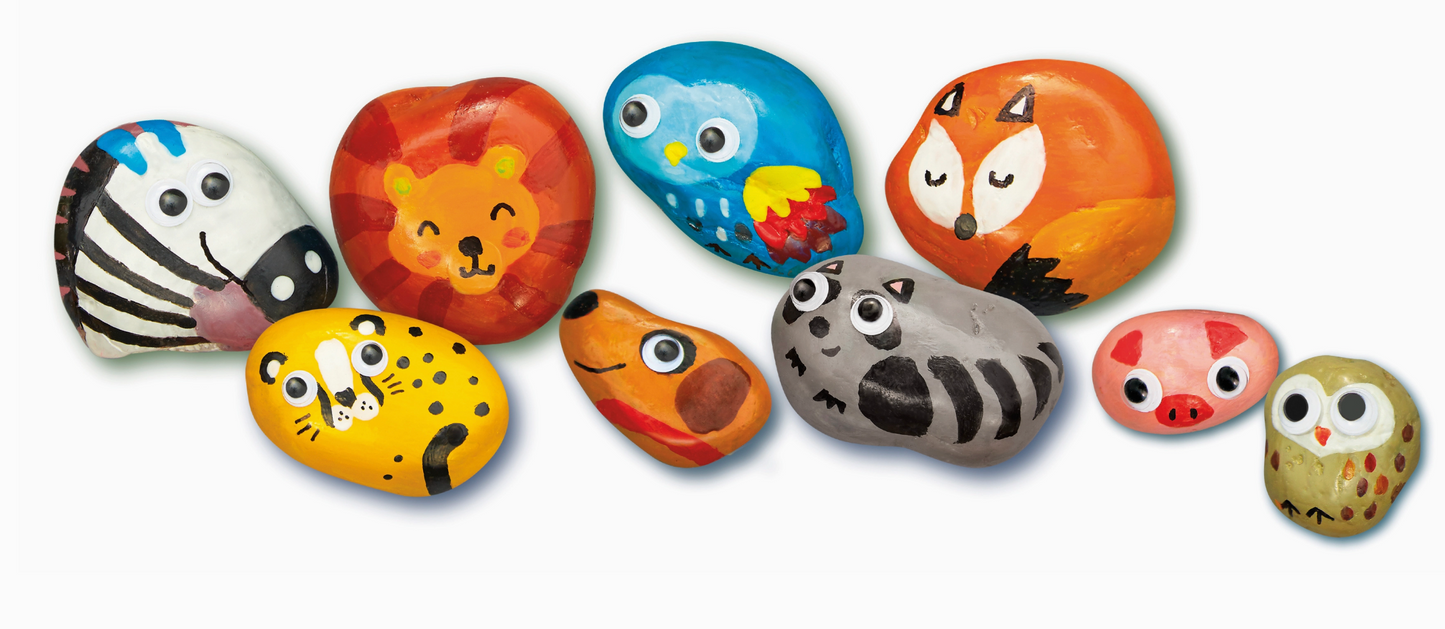 Magical Animal Rock Painting