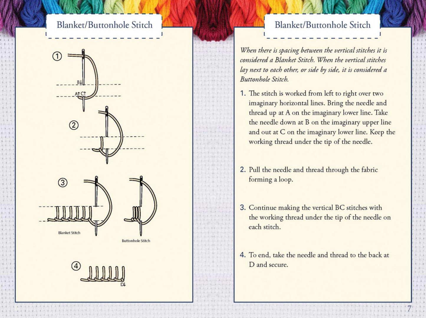 Hand Embroidery - Stitches at a Glance