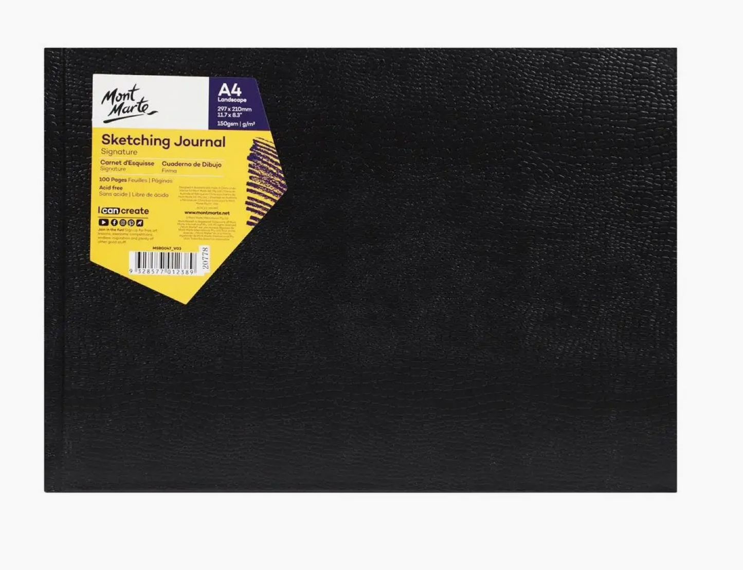 Sketching Journal Croc Finish Signature 150gsm